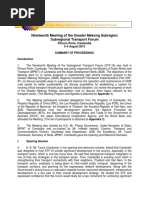 Download 19th Meeting of the GMS Subregional Transport Forum STF-19 Summary of Proceedings and Presentations by Asian Development Bank Conferences SN295947273 doc pdf