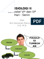 Fisiologi Pertemuan 1 Dan 2