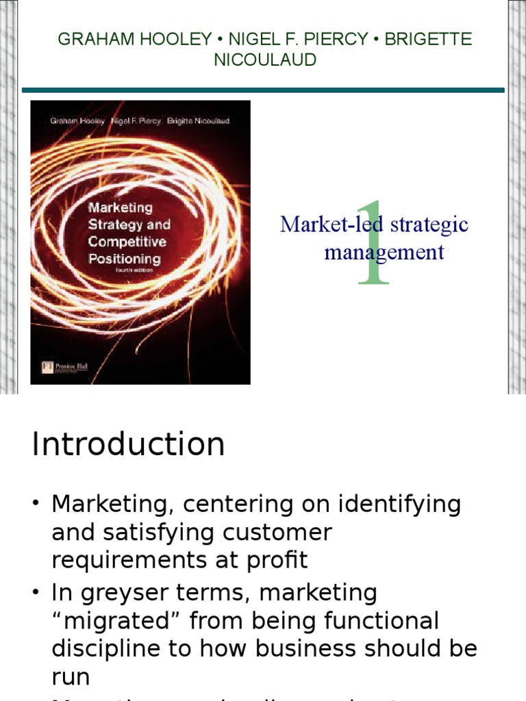 Marketing Leading Strategy Management | PDF | Strategic Management ...