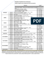 Agenda Federativa do CEERJ - 2016