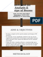 Quick Tool For Flexural & Shear Analysis &