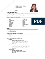 Lovely Jane Mtanuel Resume