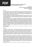 A Influencia da Informacao Publicada nas Redes Sociais no Processo de Selecao e Recrutamento