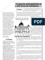 Municipales: La Gauche Anticapitaliste Et Écologiste, Une Force de Résistance