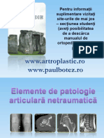  Patologie Articulara Netraumatica