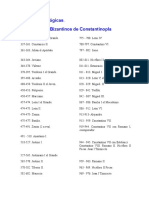 Tablas Cronológicas