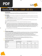 Manual Gavita Pro 750e - 1000e de EU V15-51 HR