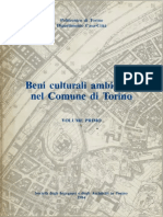 Beni Culturali Ambientali Nel Comune Di Torino Volume1-Indice-parte1