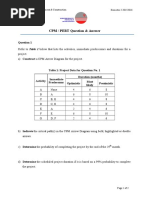 Cepb323 Sem2 1516 Sect3 - Quiz (CPM & Pert)