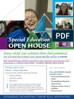 Special Education: Open House