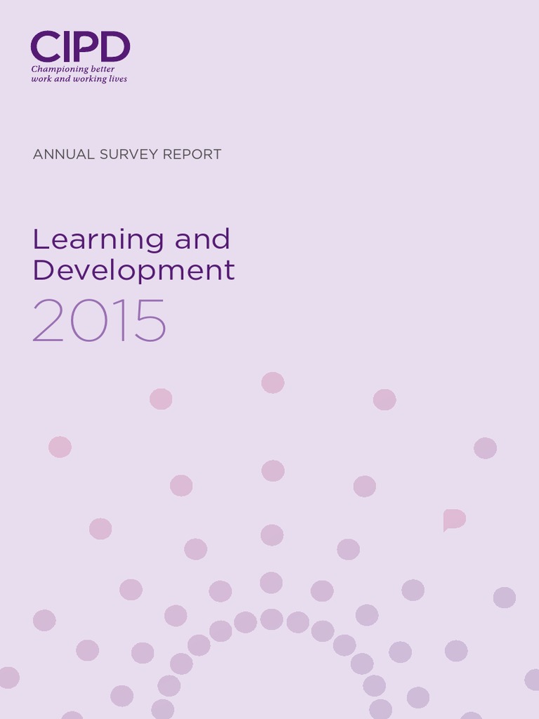 CIPD L&D Annual Survey Report 2015 | PDF | Educational Technology ...