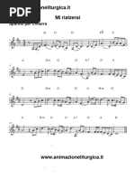 Mi Rialzerai Spartito Per Chitarra PDF