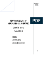 Class a Aircraft Performance