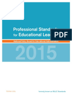 Professional Standards for Educationa LLeaders 2015