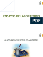 Ensyos de Laboratorio para Agregados