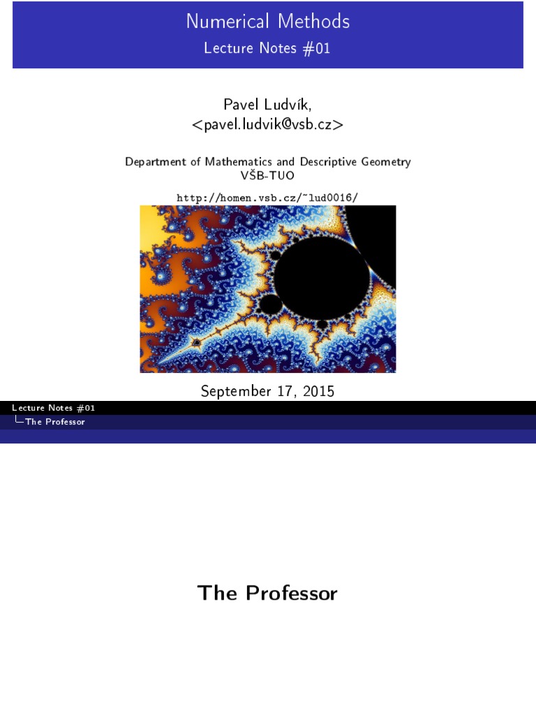 Introduction to Error Analysis Methods | PDF | Matlab | Numerical Analysis