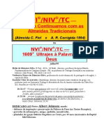 Biblias NVI e NIV e Texto Crítico - Porque Continuamos Com as Almeidas Tradicionais - Almeida C-Fiel e a R Corrigida-1894