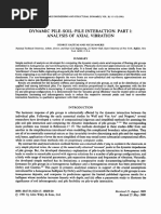 Dynamic Pile-Soil-Pile Interaction. Part I: Analysis of Axial Vibration