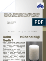 Doku Mühendi̇sli̇ği̇ Uygulamalari İçi̇n Gözenekli̇ Poli̇meri̇k İskele Tasarimi