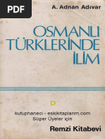 A. Adnan Adıvar - Osmanlı Türklerinde İlim PDF