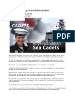 4 Jan 2007 - Sea Cadets Get Sex Abuse Settlement
