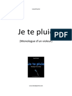 Je Te Pluie (Monologue D'un Violeur)