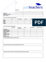 JT004 - 005 UK Teacher Reference Template: Teaching Reference Request Private and Confidential