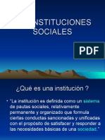 Las Instituciones Sociales Completa