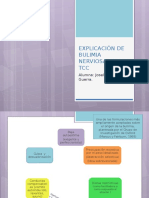 Explicación de Bulimia Nerviosa Desde TCC