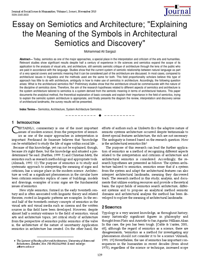 Semiotic analysis essay example image