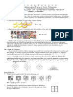 Session 1 Level 1A & 1B, (SC) Act It Out & Look For A Pattern