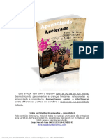 Livro Aprendizado Acelerado - Fotoleitura o Melhor