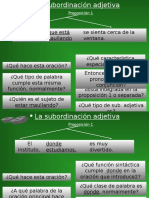 Subordinación adjetiva