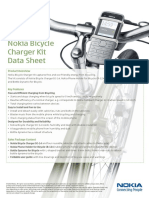 Nokia Bicycle Charger Kit Datasheet