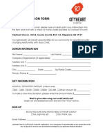 Donation Form (CityHeart)