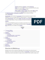 Overview of Affinities: Chordates