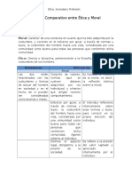 Cuadro Comparativo Entre Ética y Moral