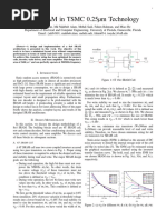 8x4 SRAM in TSMC 0.25 M Technology: Ntroduction