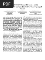 Solutions of Ac- Dc Power Flow.-2