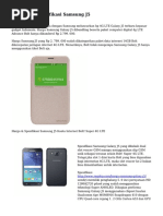 Download Harga dan Spesifikasi Samsung J5 by klikteknook SN296042989 doc pdf