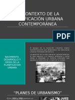 El Contexto de La Planificación Urbana Contemporánea