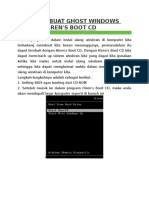 Cara Membuat Ghost Windows Dengan Hiren