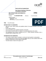 Mei Structured Mathematics: Mechanics 3