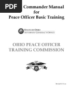 Download Peace Officer Basic Training Commanders Manual Effective 6-1-10 by Mike DeWine SN29605417 doc pdf