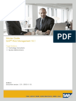 Master Guide SAP Risk Management 10.1: Technology Consultants System Administrators