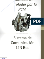 Curso Alternadores Controlados PCM Sistema Comunicacion Lin Bus Control Alternador Psa PWM PDF