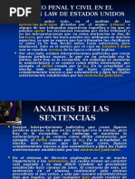Derecho Penal y Civil en El Common Law