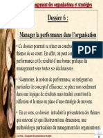 Management Des Organisations Et Stratégies-Dossier 6 - Manager La Performance
