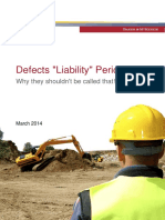 Defects Liability Period - BK - Australia - S - Mar14