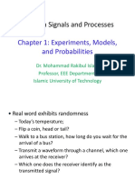 Random Signals and Processes: Chapter 1: Experiments, Models, and Probabilities